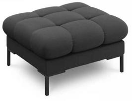 Pufas Micadoni Home Mamaia 1 Seat, tamsiai pilka sp., 60 cm x 60 cm x 41 cm