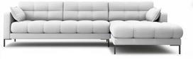 Kampinė sofa Micadoni Home Mamaia 5 Seats, šviesiai pilka sp., dešininė, 293 x 185 cm x 75 cm