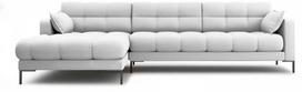 Kampinė sofa Micadoni Home Mamaia 5 Seats, šviesiai pilka sp., kairinė, 293 x 185 cm x 75 cm