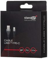 Laidas Standart GT-RH016, USB Type-C, 120 cm, pilka sp.