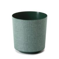 Gėlių vazonas Lamela Gama Textil 013-02, plastikinis, Ø 29 cm, žalia sp.