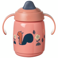Puodelis su snapeliu Tommee Tippee Sippee Love You to The Moon And Back, 300 ml, 7 mėn., plastikas/silikonas, rožinė sp.