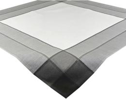 Staltiesė kvadratinė OAB-04, balta sp./pilka sp., 85 x 85 cm