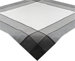 Staltiesė kvadratinė OAB-01, balta sp./juoda sp./pilka sp., 85 x 85 cm
