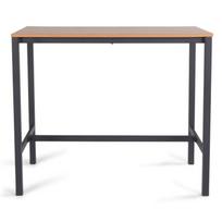 Stalas Domoletti INARA, juoda sp./medžio sp., 120 cm x 60 cm x 100 cm