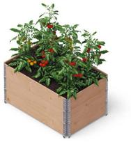 Pakelta lysvė Upyard GardenBox Set of 3 Classic Wood, 120 cm x 80 cm x 59.5 cm