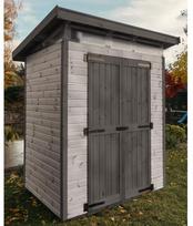 Sodo sandėliukas Upyard Strongbox, 163 cm x 127 cm x 222 cm, pilka sp.