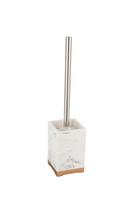 Tualeto šepetys Domoletti Malaga BPO-2978-1F, aukso sp./balta sp., 9.5 cm x 37 cm x 9.5 cm