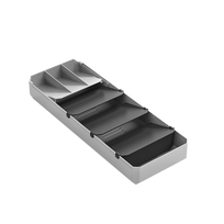 Stalo įrankių dėklas Metaltex Uni Fit, 49 cm x 15 cm x 6 cm, polipropilenas (pp), pilka sp.
