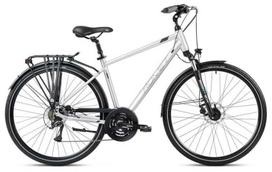 Dviratis turistinis Romet Wagant 4, 28 ", 23" rėmas, sidabro sp./juoda sp.