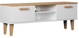 TV staliukas Kocot Kids Denver, balta sp./smėlio sp., 120 cm x 35 cm x 47.2 cm