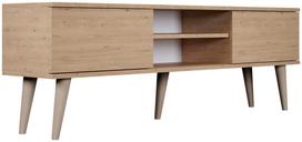 TV staliukas Kocot Kids Toronto, smėlio sp., 160 cm x 35 cm x 55.5 cm