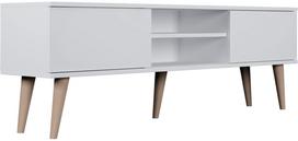 TV staliukas Kocot Kids Toronto, balta sp., 160 cm x 35 cm x 55.5 cm