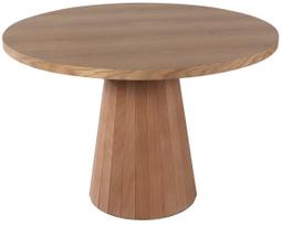 Stalas išskleidžiamas Kalune Design Albero 147, šviesiai ruda sp., 100 cm x 100 cm x 75 - 100 cm