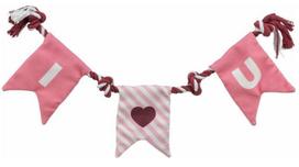 Žaislas šuniui, virvinis TRX Valentines Rope, 50 cm, rožinė sp.