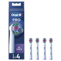 Elektrinio dantų šepetėlio galvutė Oral-B EB18-4 3D White Pro, 4 vnt.