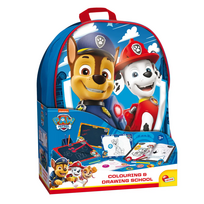Piešimo rinkinys su kuprine Lisciani Paw Patrol Drawing School Set, mėlyna sp.
