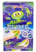 Šlykštuko - gleivių gamybos rinkinys Tuban Magic Alien Slime, žalia sp.