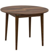 Stalas išskleidžiamas Kalune Design Vina 139, riešuto sp., 100 - 139 cm x 100 cm x 75 cm