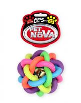 Žaislas šuniui, kamuoliukas Pet Nova Bellball, Ø 10.5 cm, įvairių spalvų, XL