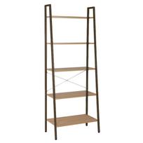Prieškambario lentyna Home4you Sancia, ruda sp., 34 cm x 64 cm x 164 cm