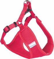 Petnešos šunims Nobby Mesh Reflect, raudona sp., 330 - 410 mm x 10 mm, XS