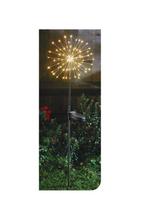 Įsmeigiamas šviestuvas su saulės baterija Domoletti Firework ESL-95, 0.132W, IP44, juoda sp./pilka sp.