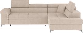 Kampinė sofa Eridano Raquel 18, juoda sp., 202 x 275 cm x 88 cm