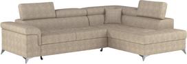 Kampinė sofa Eridano Amore 18, smėlio sp., 202 x 275 cm x 88 cm