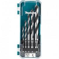 Medienos grąžtų komplektas Makita D-72861, medienai, tiesus, 4 mm x 10 cm
