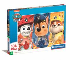 Dėlionė Clementoni Paw Patrol 25780, 33.5 cm x 48.5 cm, 104 vnt., įvairių spalvų