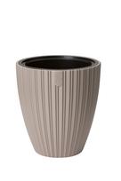 Gėlių vazonas Form Plastic Mika 5095-051, plastikinis, Ø 38.5 cm, ruda sp.