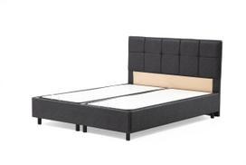 Lova pusantros vietos Kalune Design Vitalia, 150 x 200 cm, antracito sp., be čiužinio, su grotelėmis