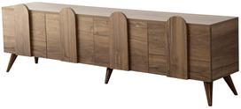 TV staliukas Kalune Design New Line v2, riešuto sp., 35 cm x 180 cm x 50 cm