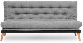 Sofa-lova Atelier Del Sofa Saki, šviesiai pilka sp., 185 x 82 cm x 92 cm
