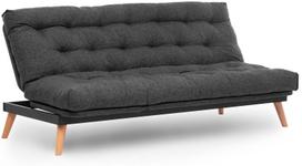 Sofa-lova Atelier Del Sofa Saki, tamsiai pilka sp., 185 x 82 cm x 92 cm