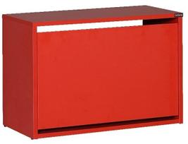 Batų spintelė Kalune Design SHC-110-KK-1, raudona sp., 60 cm x 30 cm x 42 cm