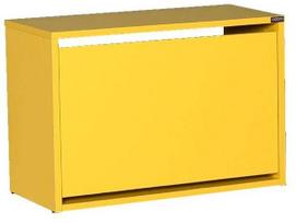 Batų spintelė Kalune Design SHC-110-HH-1, geltona sp., 60 cm x 30 cm x 42 cm
