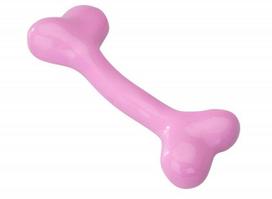 Žaislas šuniui, tąsymui EBI Bone, 20.2 cm, rožinė sp., L