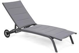 Lauko gultas Ibiza 476943, pilka sp., 192 cm x 67 cm x 30 cm
