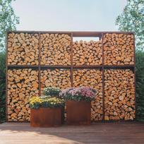 Malkų lentyna GrillSymbol WoodStock Wall XL, 74 cm x 237 cm x 170 cm