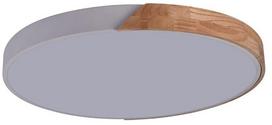 Šviestuvas lubų CristalRecord Taoro, LED, 3000 - 6000 °K, balta sp./medienos sp., 51 x 51 cm