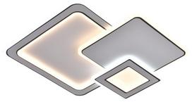 Šviestuvas lubų CristalRecord Elora, LED, 3000 - 5500 °K, 3 x 106 W, balta sp./juoda sp., 49 x 50 cm