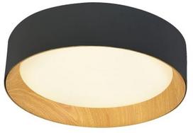 Šviestuvas lubų CristalRecord Lea, LED, 3000 °K, juoda sp., 60 x 60 cm