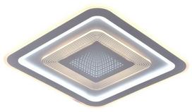 Išmanusis šviestuvas lubų CristalRecord Otie, LED, 3000 - 6000 °K x 90 W, balta sp., 50 x 50 cm