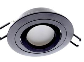 Šviestuvas lubų CristalRecord Helium, GU10, juoda sp.