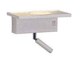 Šviestuvas sieninis CristalRecord Rob, LED, 3000 °K, 2 x 5 W, balta sp.