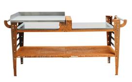 Picos krosnies stalas GrillSymbol Baso, 70 cm x 180 cm x 85 cm