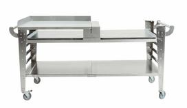 Picos krosnies stalas GrillSymbol Baso, 70 cm x 180 cm x 85 cm
