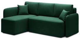 Kampinė sofa Hadson, žalia sp., kairinė
